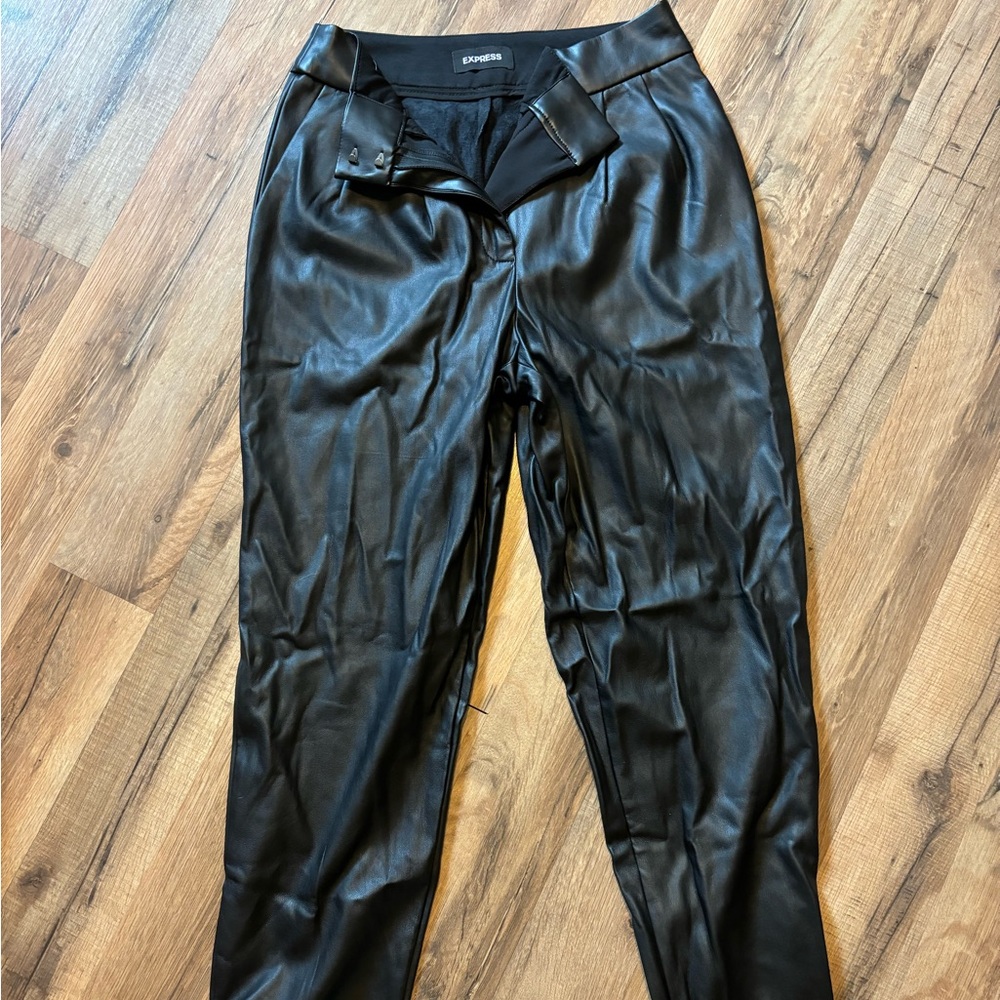 Express Leather Pants